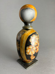 Kokeshi base étroite kimono foncé Sakura